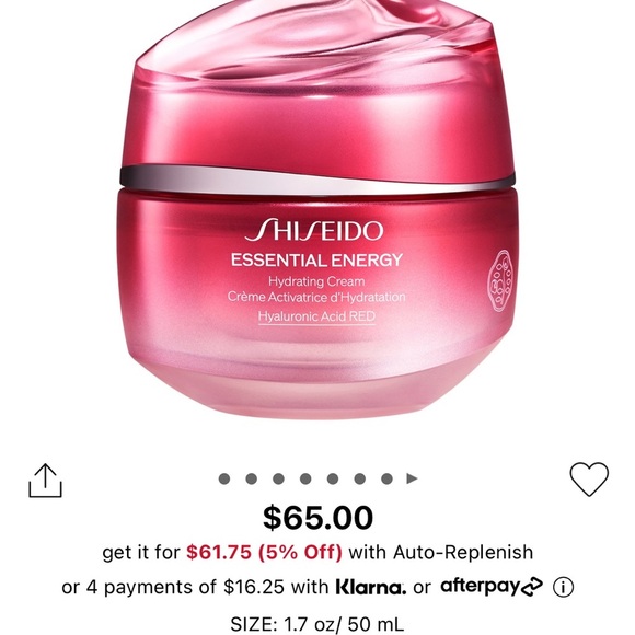 SHISEIDO Essential Energy Hydrating Cream - Picture 3 of 3